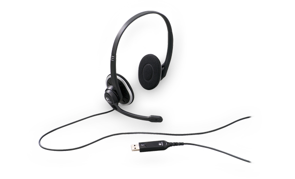 Logitech H330 Binaurale Diadema Negro auricular con micrófono