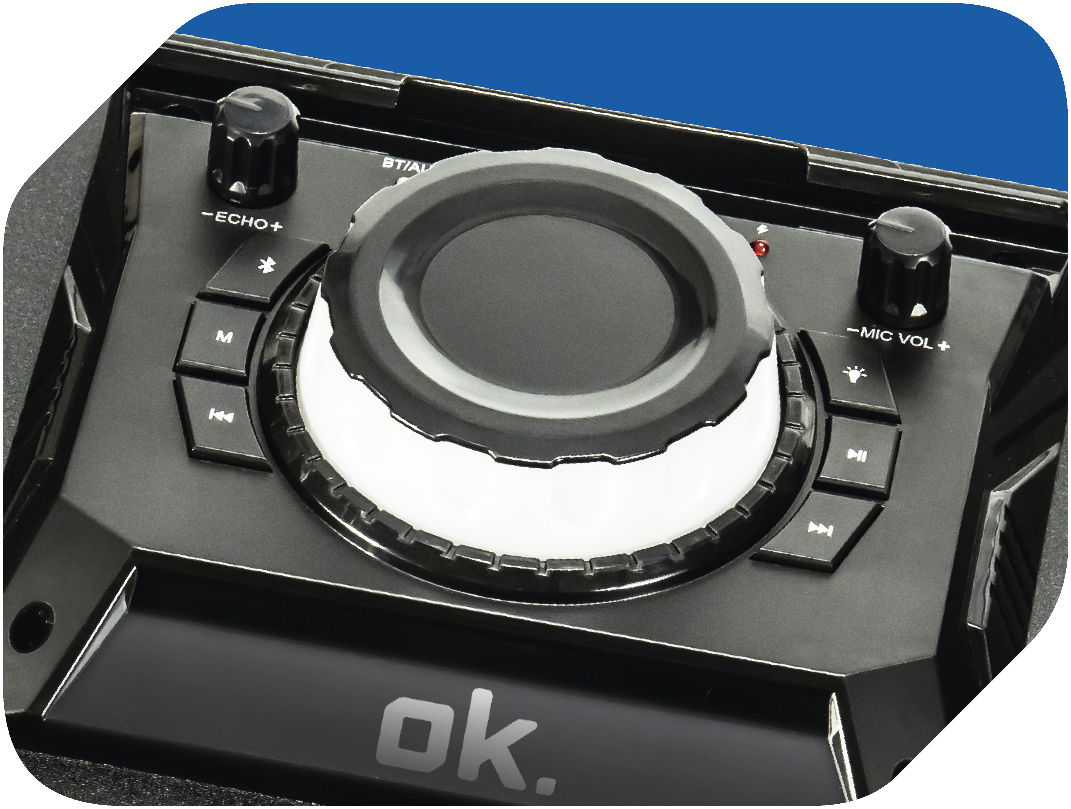 OK. OPK 1000 Bluetooth Partybox Kompaktanlage (Schwarz)