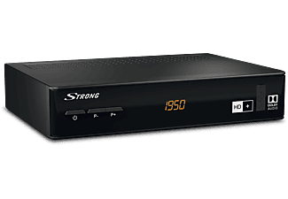STRONG SRT 7806 HD Sat-Receiver inkl. HD+ 6 Monate gratis Receiver (HDTV, HD+ Karte inklusive, DVB-S2, Schwarz)