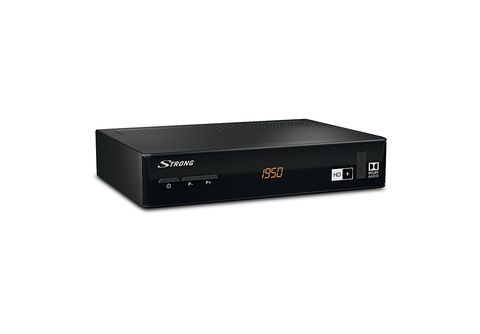 STRONG SRT 7806 HD Sat-Receiver inkl. HD+ 6 Monate gratis Receiver (HDTV,  HD+ Karte inklusive, DVB-S2, Schwarz) Receiver Ja