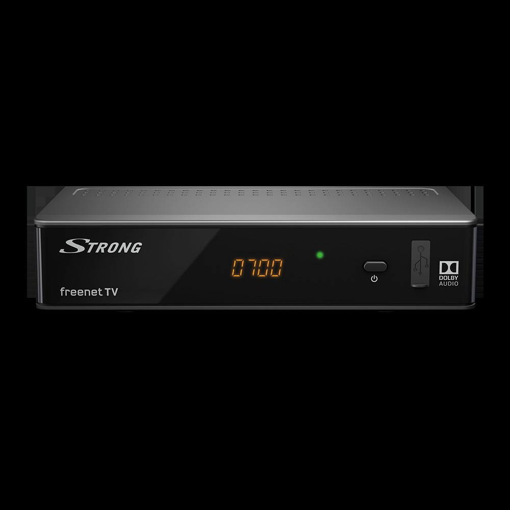 STRONG SRT 8541 DVB-T2 HD Receiver mit 3 Monaten freenet TV gratis Receiver (HDTV, PVR-Funktion=optional, DVB-T2 HD, Schwarz)