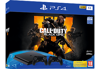 PlayStation 4 1TB + Call of Duty: Black Ops 4 (Versione Tedesco) - Console di gioco - Jet Black