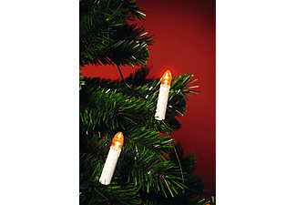 CHRISTMAS LIGHTING KI 16L LED-es izzósor, csiptetős gyertya, 7,5m, 230V