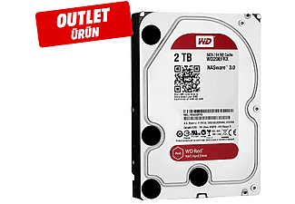 WD Red 3,5" SATA III 6Gbit/s IntelliPower 2TB 64MB Cache NAS 7/24 WD20EFRX Outlet