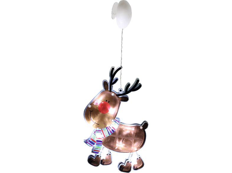 CHRISTMAS LIGHT KID 311 LED-es ablakdísz, rénszarvas, 26cm, 4,5V