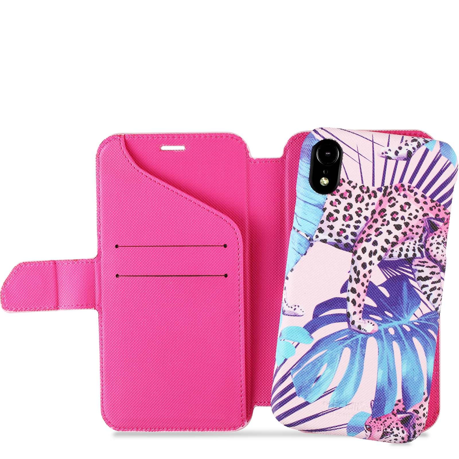 HOLDIT Stockholm Tropicat, Bookcover, Apple, iPhone XR, Mehrfarbig