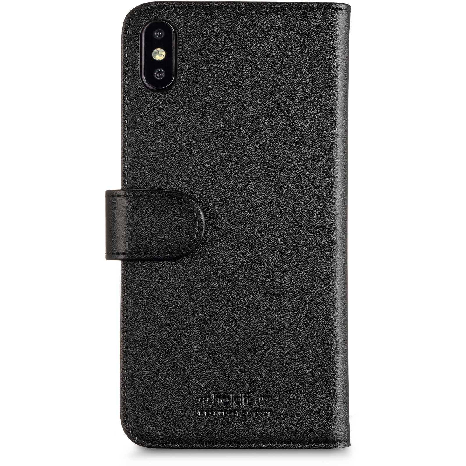 HOLDIT Wallet, Bookcover, Apple, iPhone XS Max, Schwarz