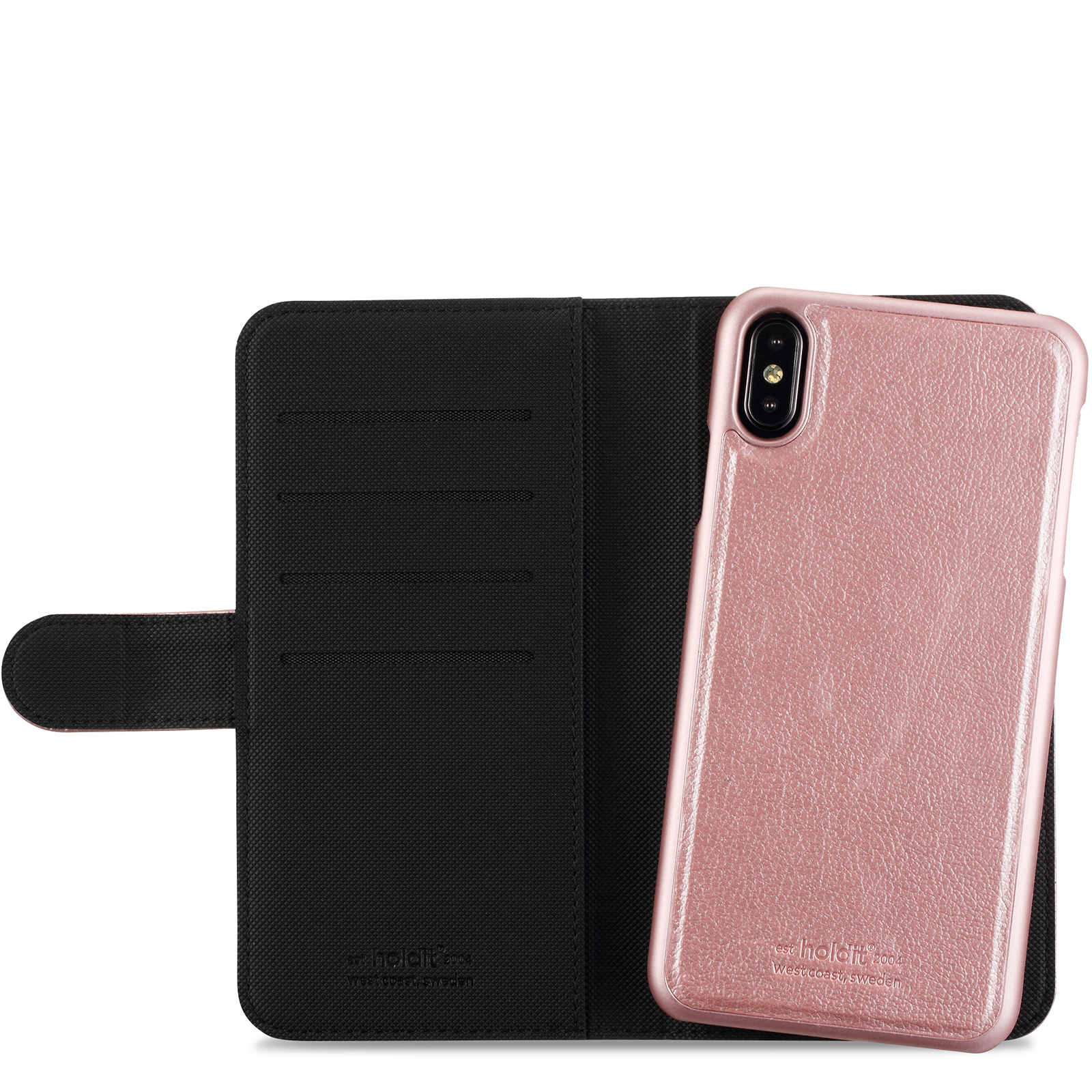 HOLDIT Wallet, Bookcover, Apple, iPhone XS Max, Rose Gold