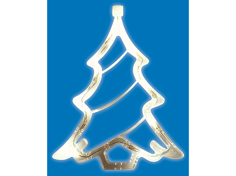 CHRISTMAS LIGHT KID 412 LED-es ablakdísz, karácsonyfa, 19cm, 4,5V