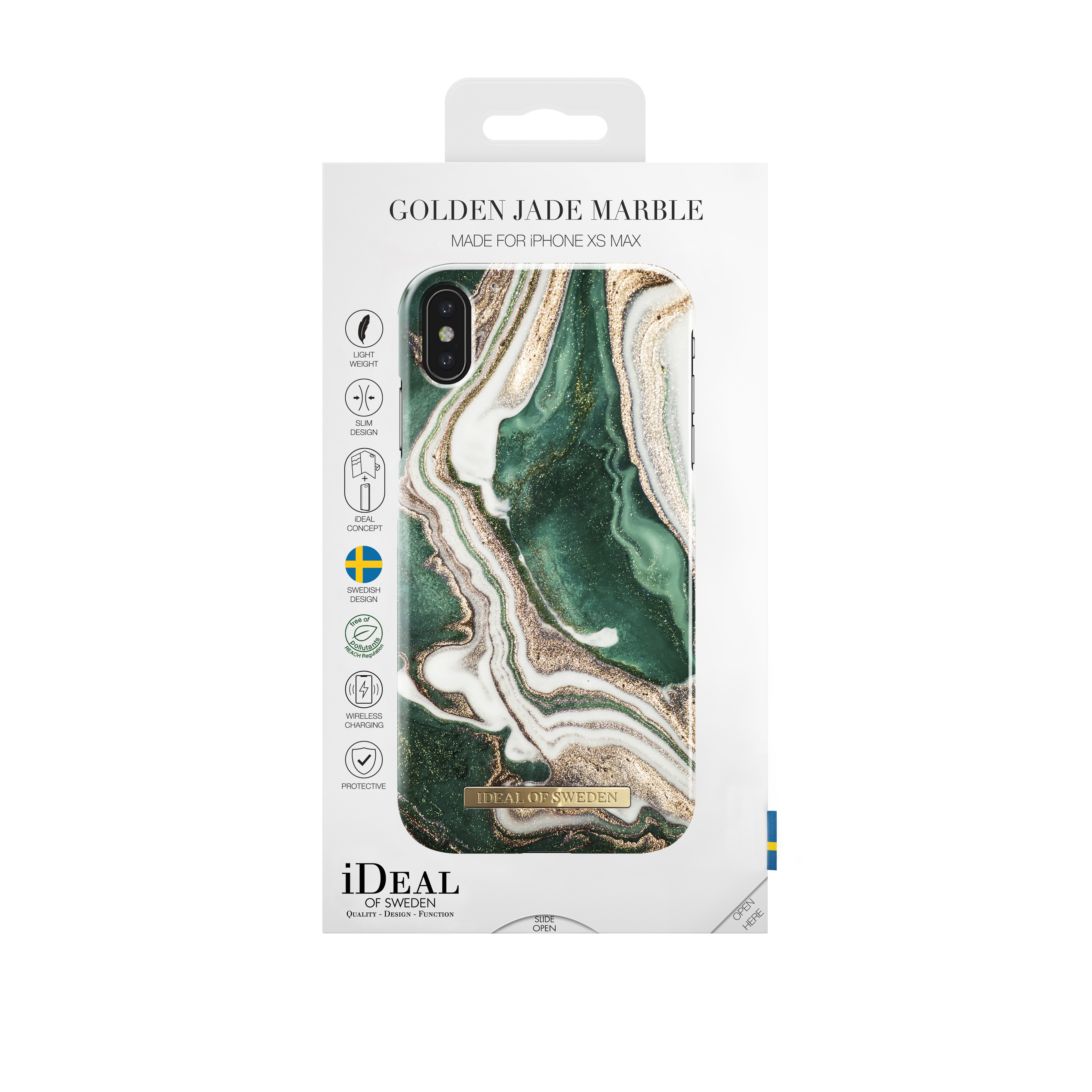 IDEAL OF SWEDEN Fashion Case, Backcover, Apple, iPhone XS Max, Golden Jade