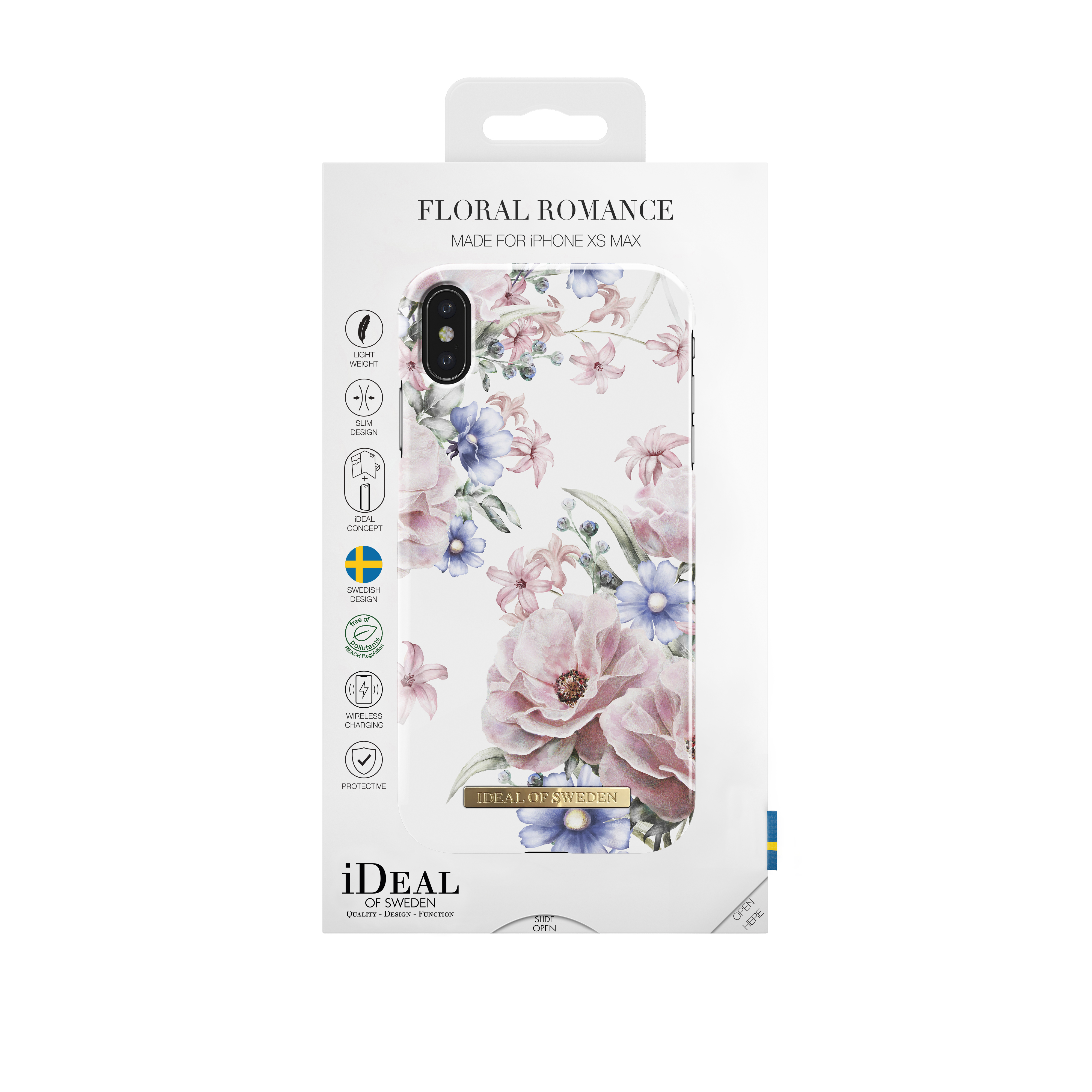 IDEAL OF SWEDEN Fashion Case, Backcover, Apple, iPhone XS Max, Floral Romance