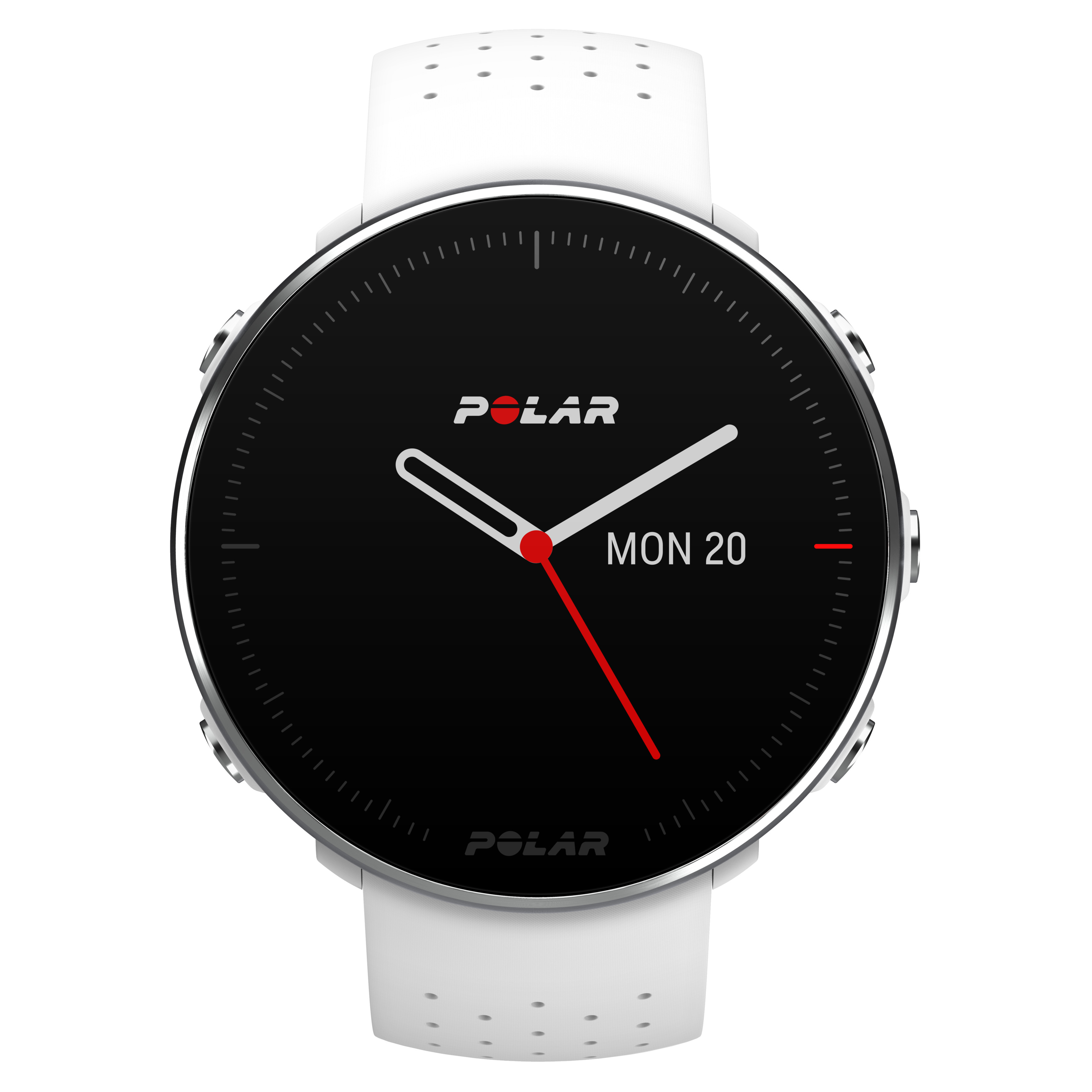 POLAR Polar Vantage M - Multisportuhr mit GPS, Smartwatch, 155–210 mm, Weiß