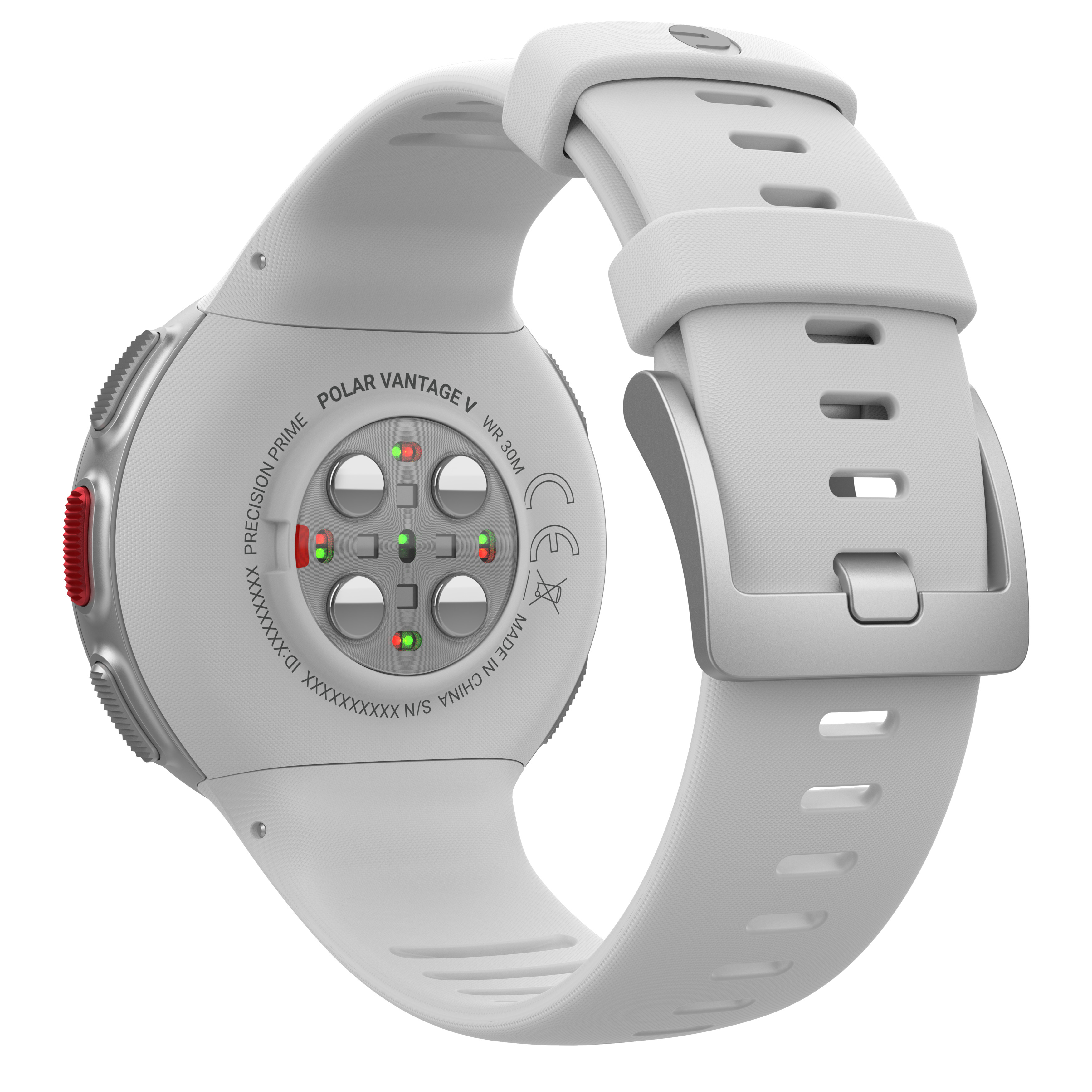 POLAR Polar Vantage V - Profi-Multisportuhr mit GPS, Smartwatch, 155–210 mm, Weiß