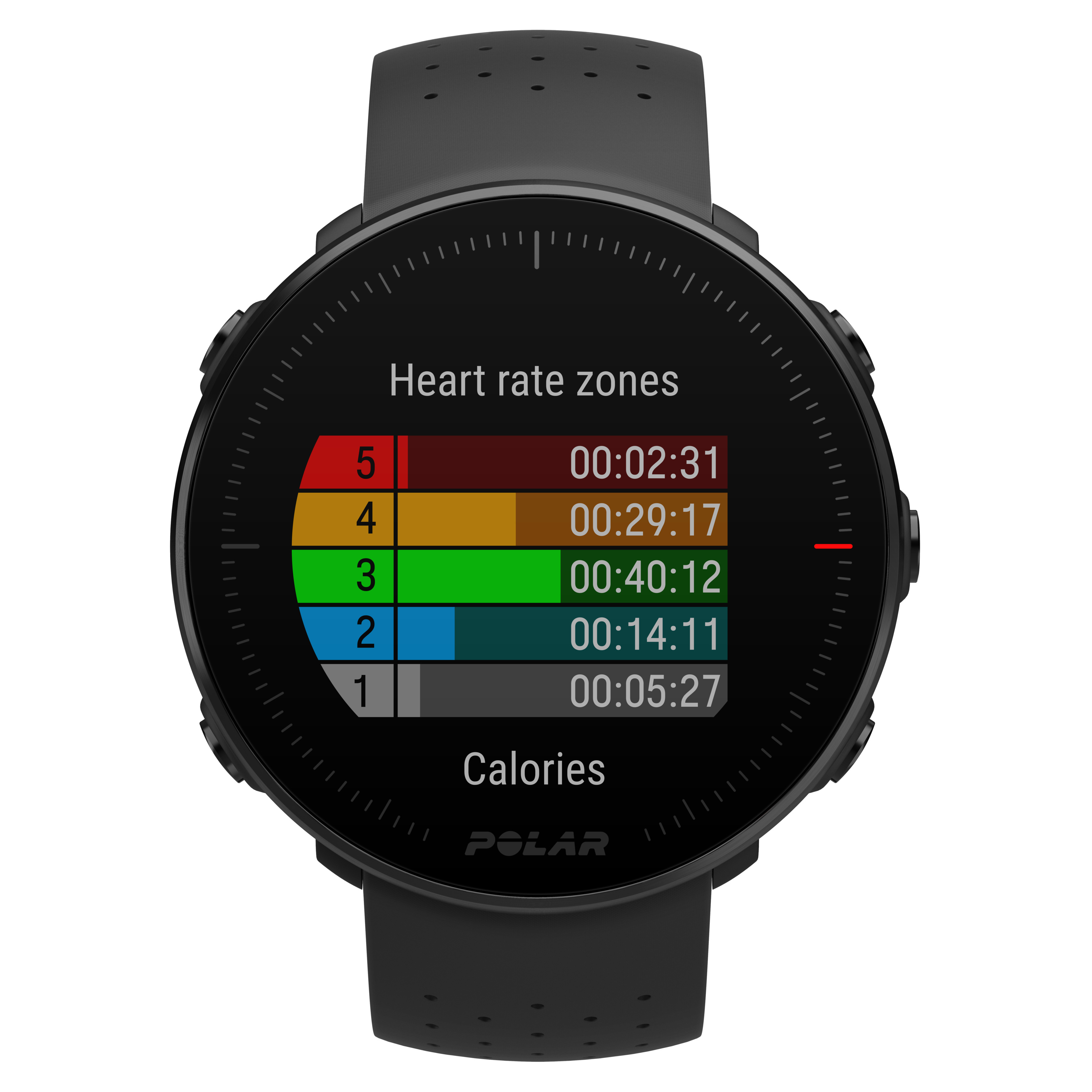 POLAR Polar Vantage M - Multisportuhr mit GPS, Smartwatch, 155–210 mm, Schwarz