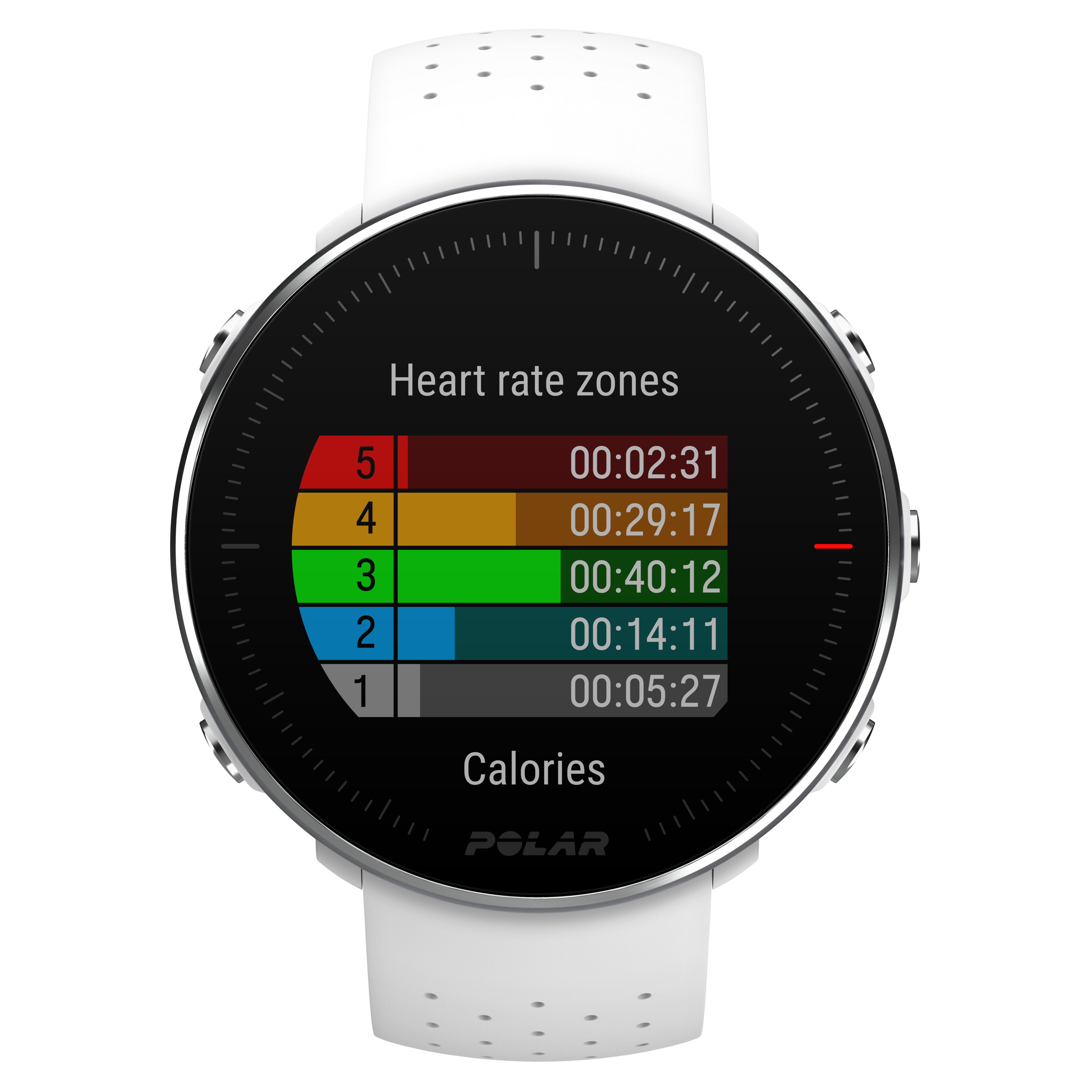 POLAR Polar Vantage M - Multisportuhr mit GPS, Smartwatch, 155–210 mm, Weiß