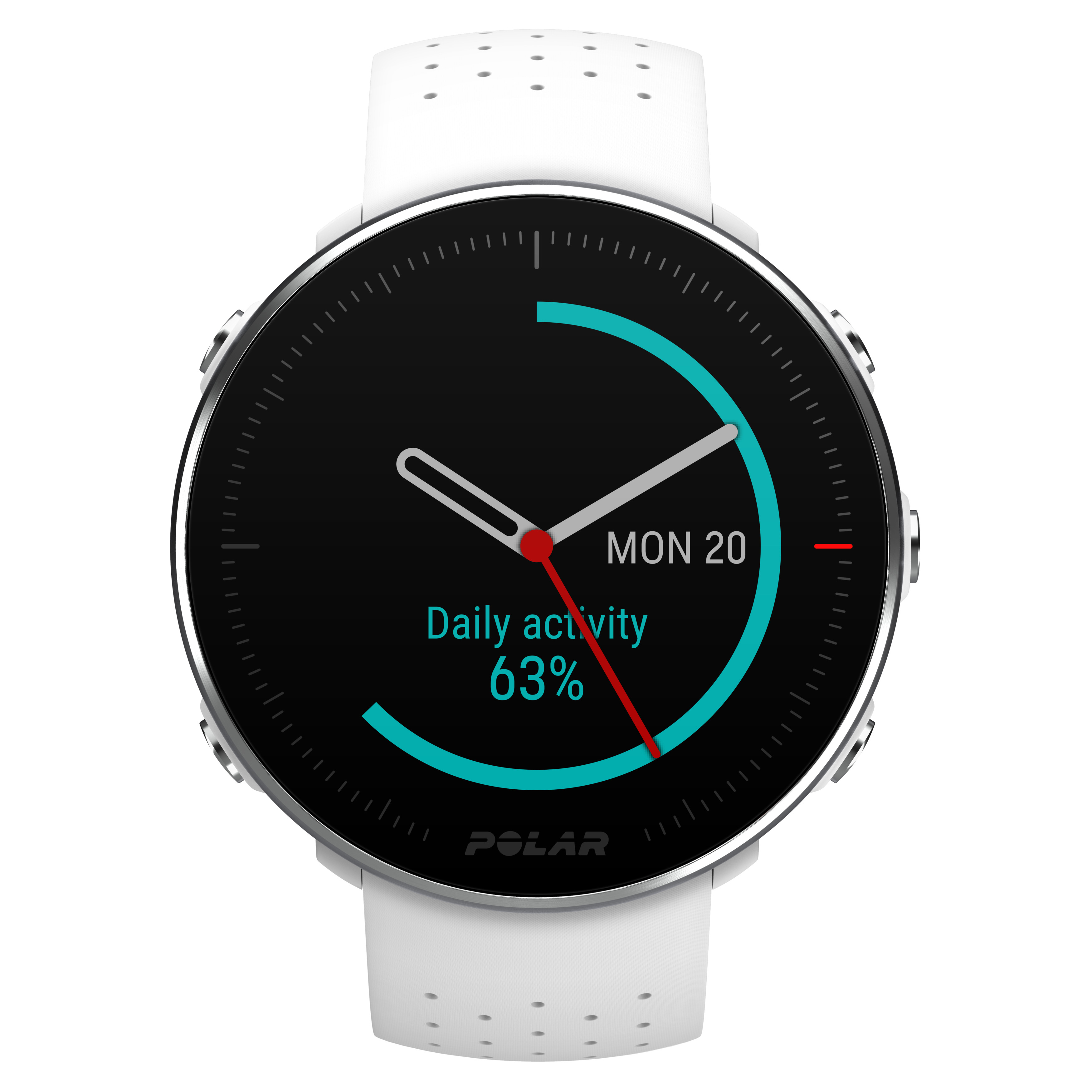 POLAR Polar Vantage M - Multisportuhr mit GPS, Smartwatch, 155–210 mm, Weiß