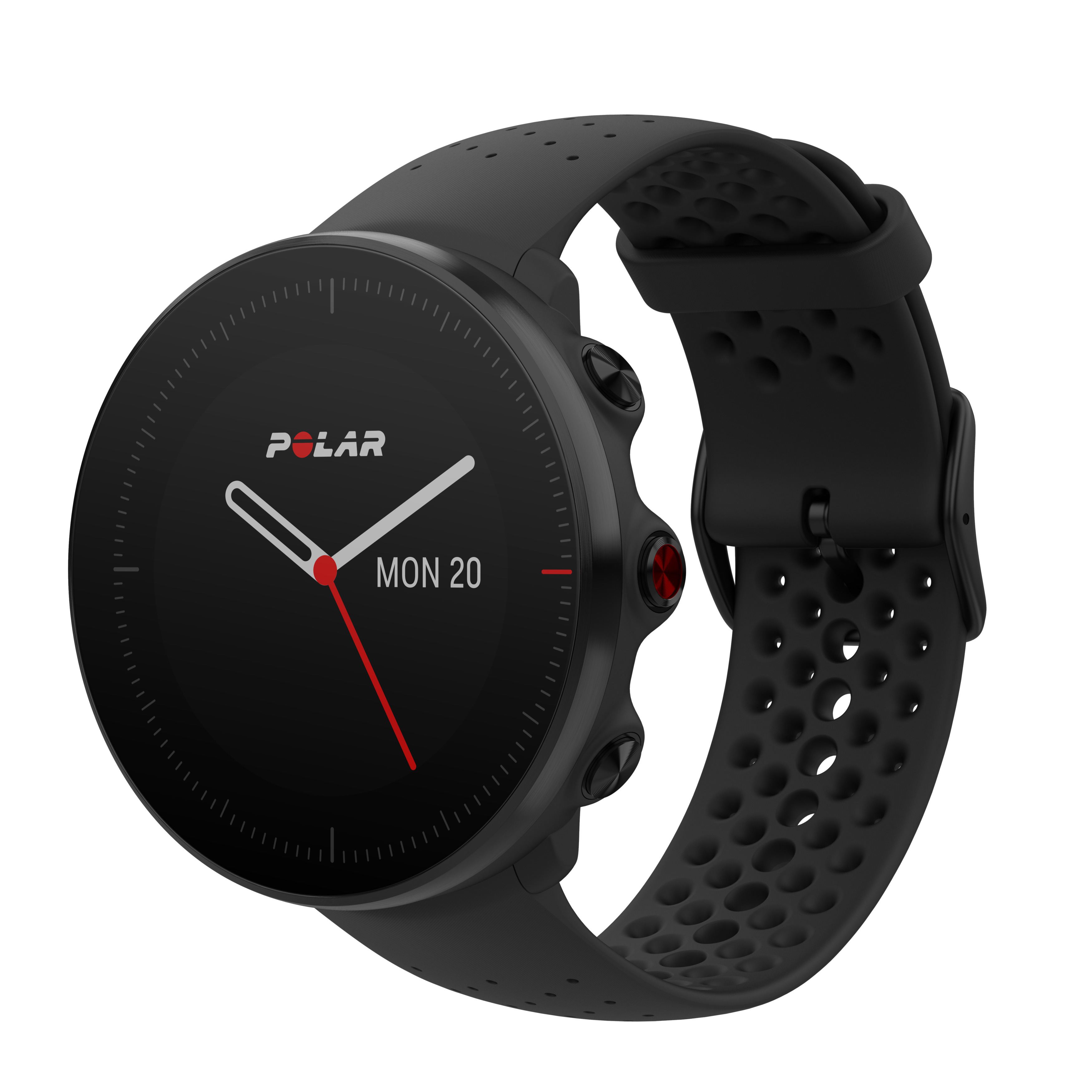 POLAR Vantage M - Multisportuhr mit GPS, Smartwatch, 130–185 mm, Schwarz