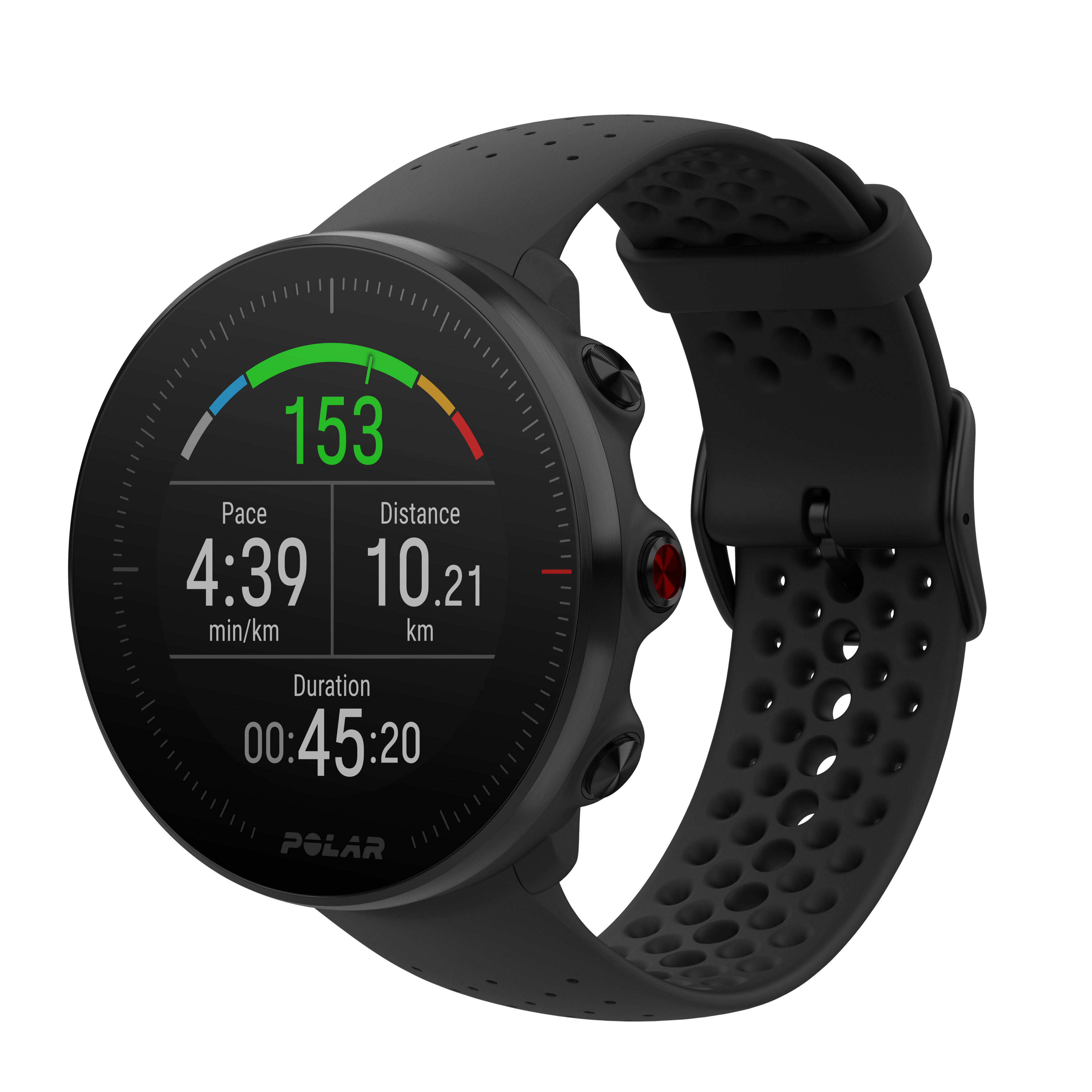 POLAR Polar Vantage M - Multisportuhr mit GPS, Smartwatch, 155–210 mm, Schwarz