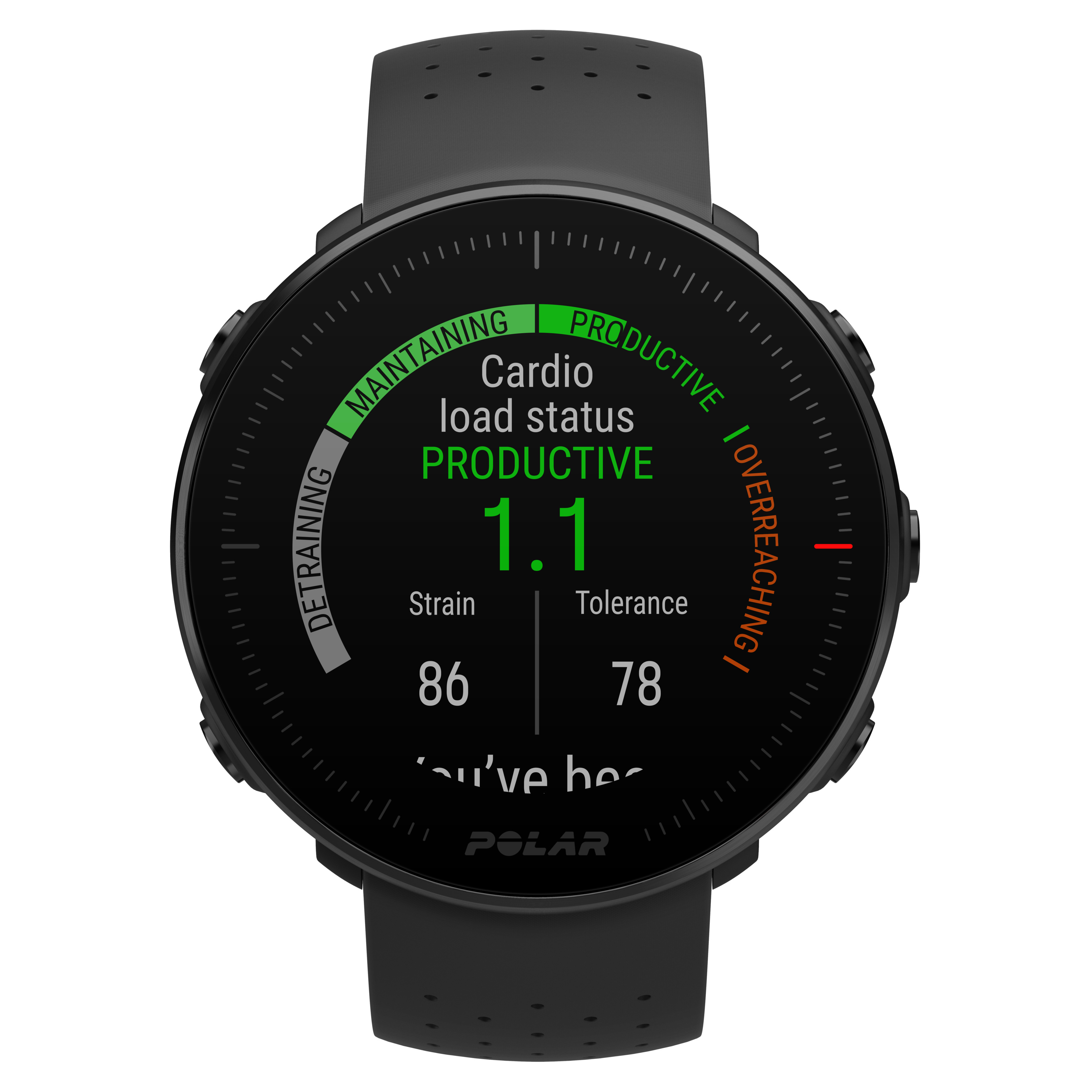 POLAR Polar Vantage M - Multisportuhr mit GPS, Smartwatch, 155–210 mm, Schwarz