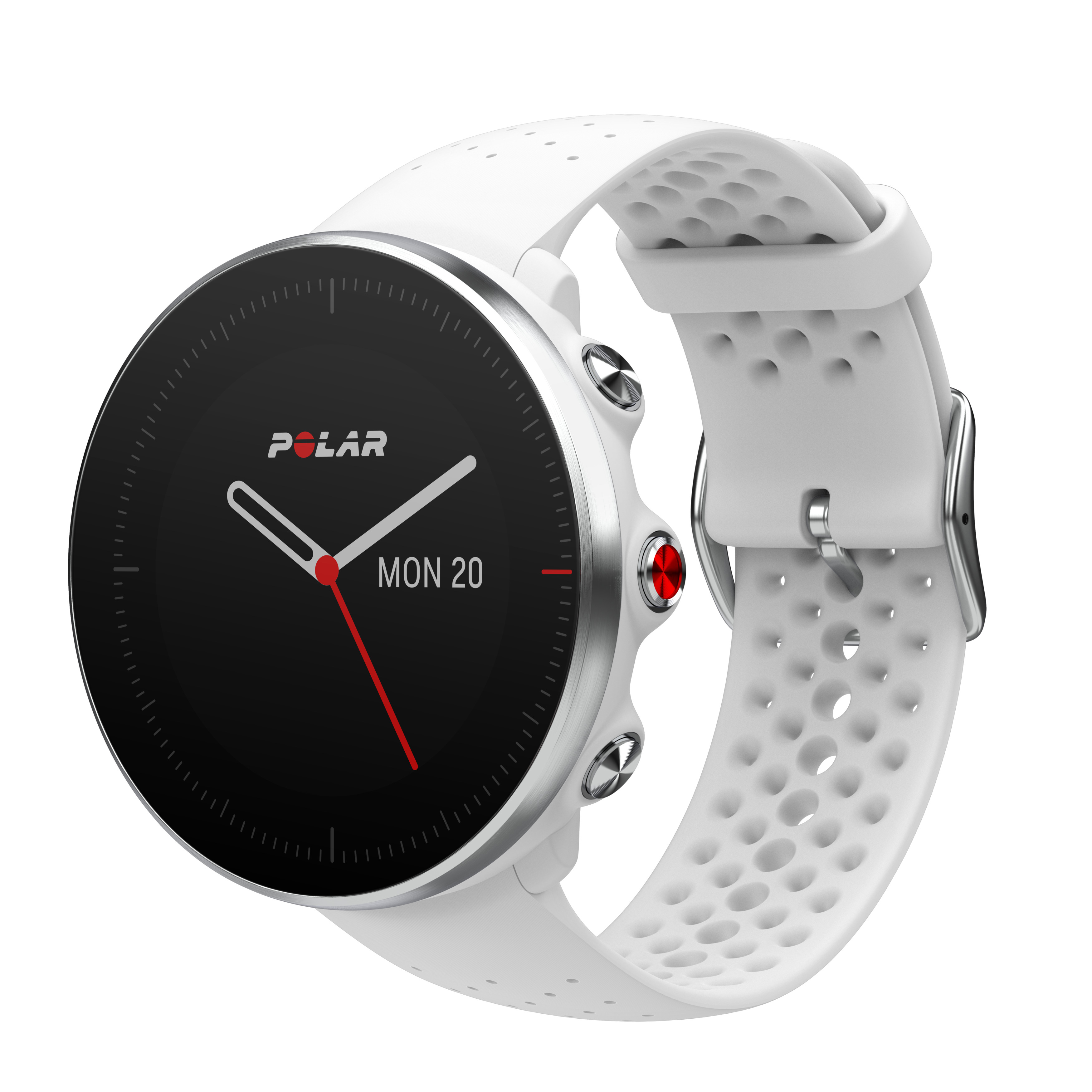 POLAR Polar Vantage M - Multisportuhr mit GPS, Smartwatch, 155–210 mm, Weiß