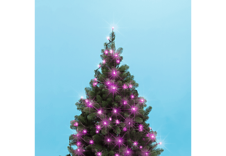 CHRISTMAS LIGHTING KII 100/P LED-es beltéri fényfüzér, pink, 100 LED