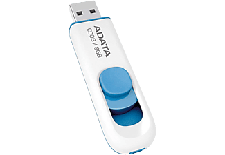 ADATA C008 8GB 2.0 fehér flash drive