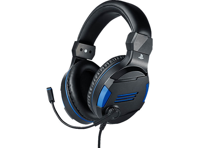 BIGBEN Stereo Headset V3 Over ear Schwarz Blau PlayStation 4