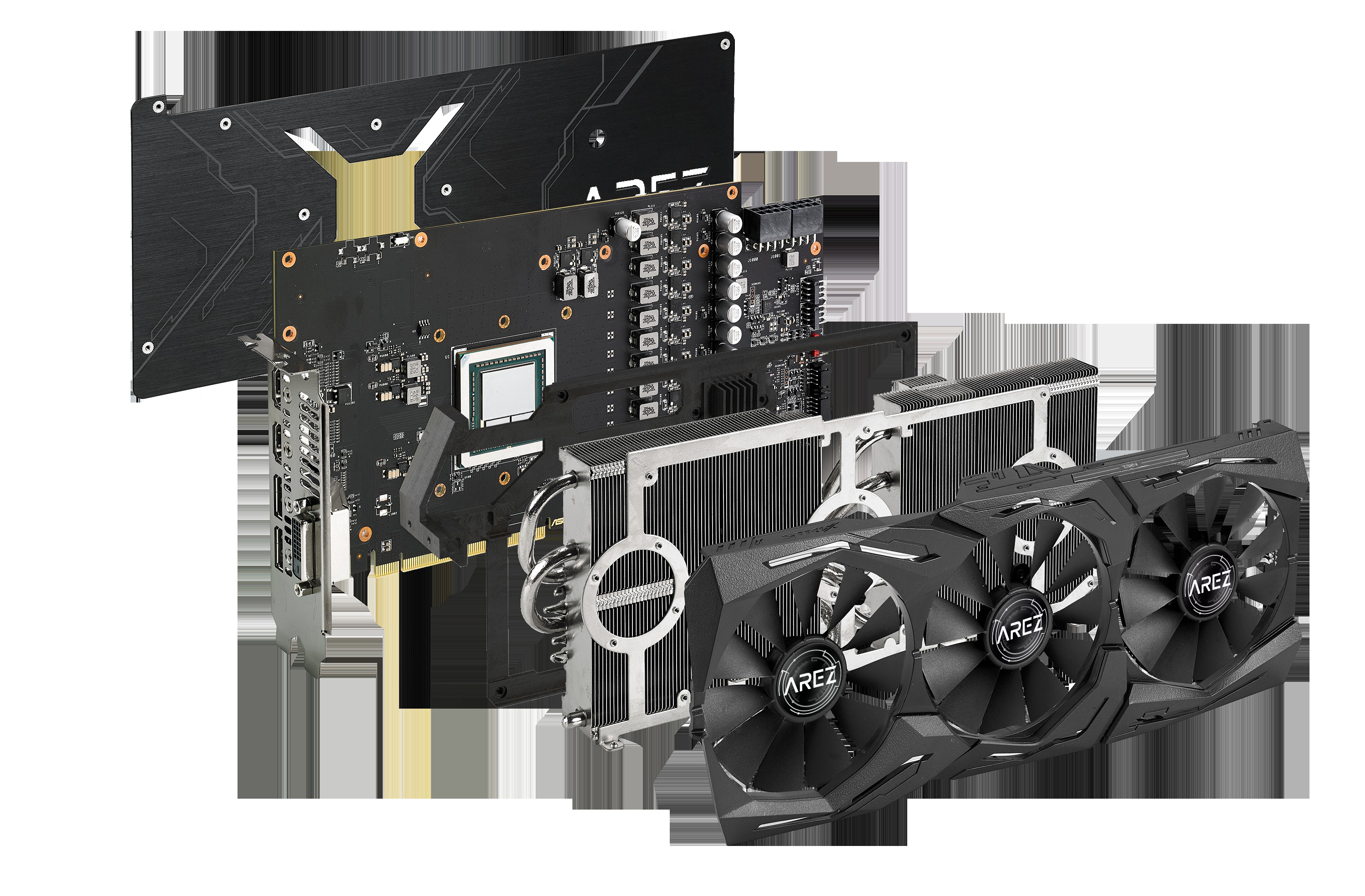 ASUS Radeon™ VEGA 56 AREZ Strix Gaming OC (90YV0B53-M0NA00) (AMD, Grafikkarte)