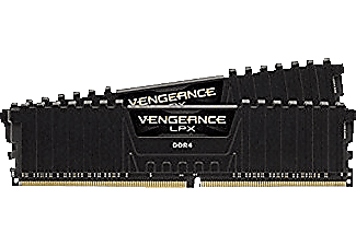 CORSAIR Arbeitsspeicher Vengeance LPX DIMM Kit 16 GB, DDR4-2666, schwarz (CMK16GX4M2A2666C16)