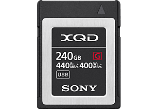 SONY XQD-G Serie QDG240F - Carte mémoire  (240 GB, 400 MB/s, Noir)