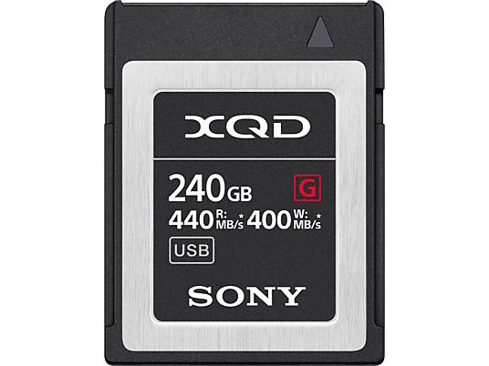 SONY XQD-G Serie QDG240F - Scheda di memoria  (240 GB, 400 MB/s, Nero)