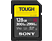 SONY SF-G1TG TOUGH - Speicherkarte  (128 GB, 300 MB/s, Schwarz)