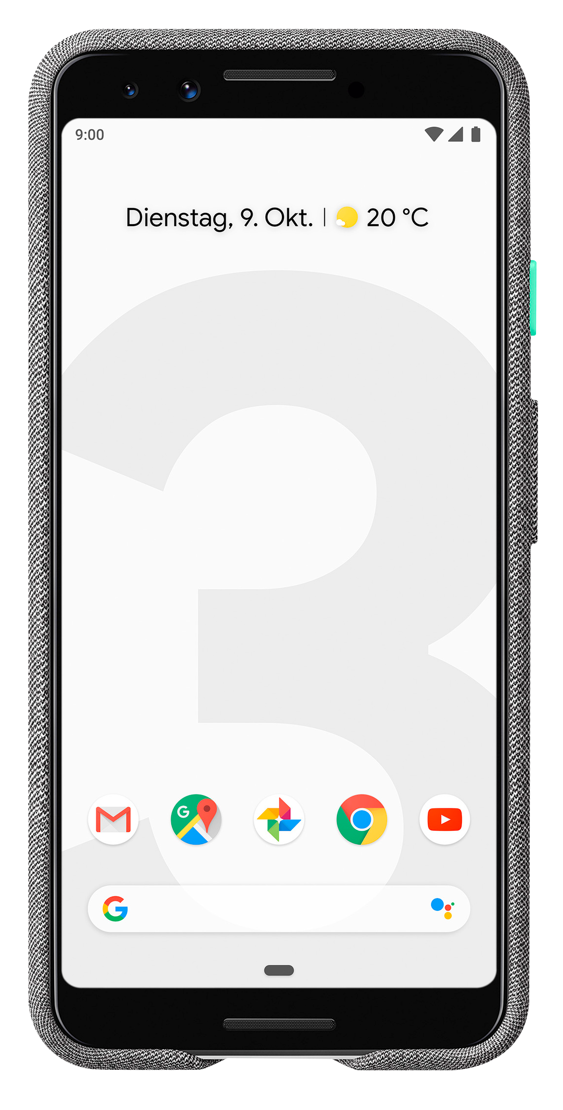 GOOGLE 3, Pixel Google, Fabric, Backcover, Fog