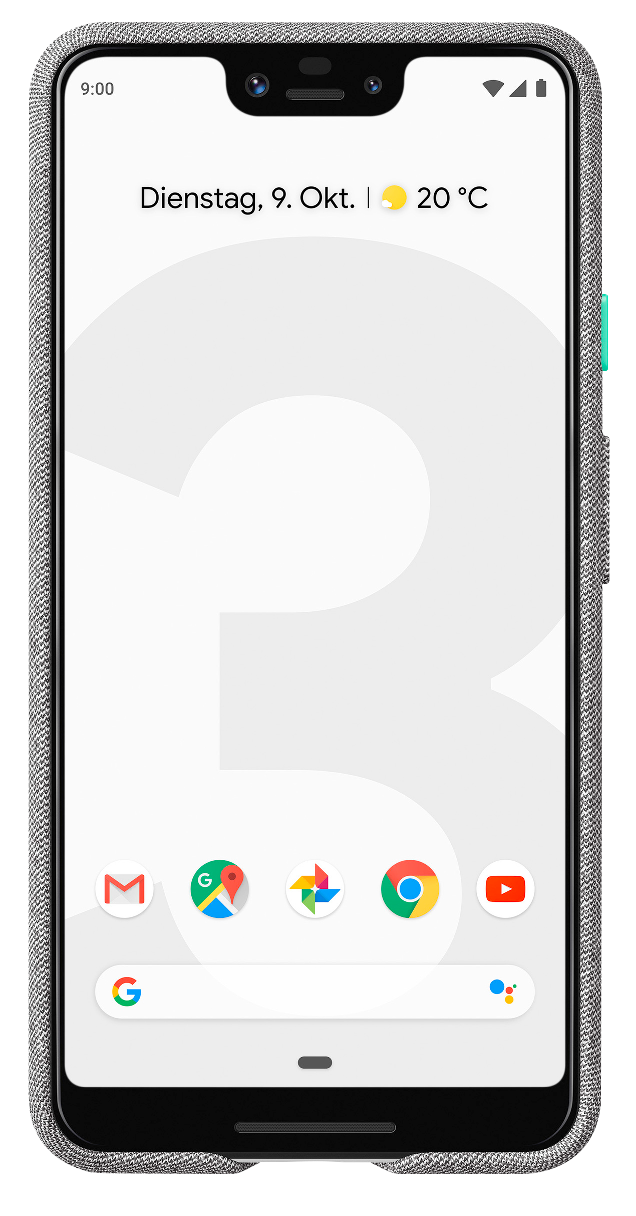 GOOGLE Fabric, Backcover, Google, Pixel 3XL, Fog