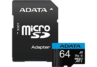 ADATA Micro SDXC kártya 64GB class 10 UHS-I (AUSDX64GUICL10A1-RA1)