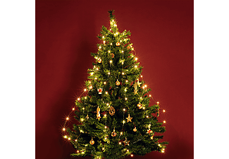 CHRISTMAS LIGHTING ML 120/WW LED-s izzósor-csokor, mikroszálas, 6 ágú, 1,9m, IP44, 230V
