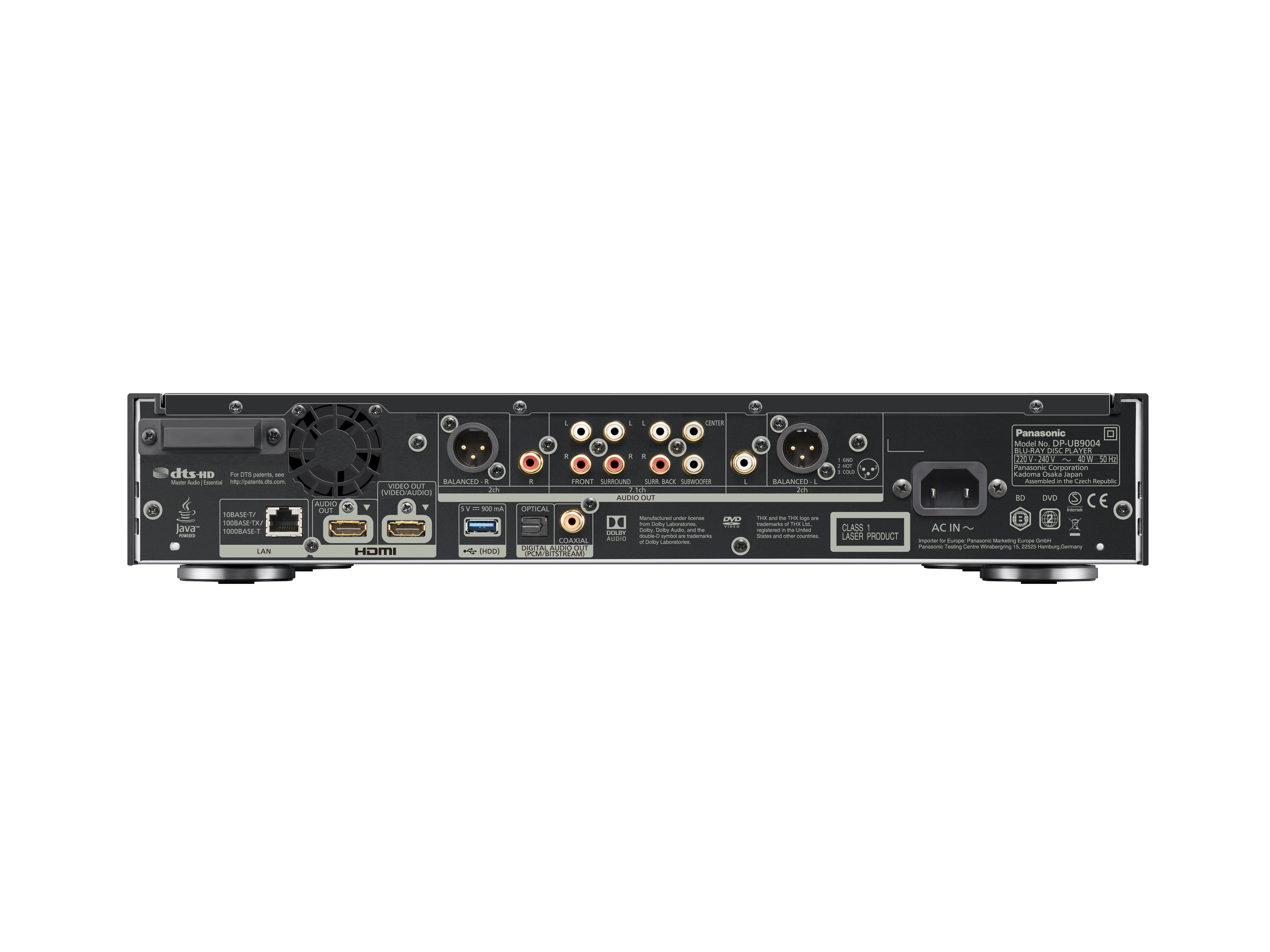 PANASONIC DP-UB9004EGK Ultra HD Blu-ray Player Schwarz