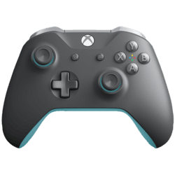 MICROSOFT Xbox Wireless Controller Controller, Dunkelgrau/Hellgrau/Blau