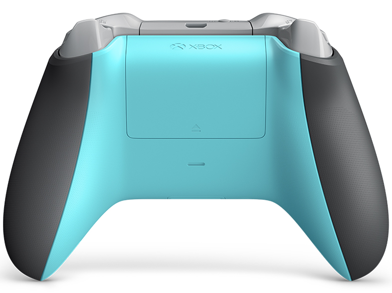 MICROSOFT Xbox Wireless Controller Controller Dunkelgrau/Hellgrau/Blau für Xbox One, PC, Android