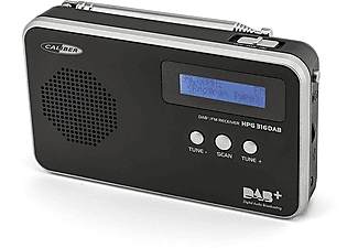 CALIBER HPG316 - Digitalradio (DAB+, FM, Schwarz)