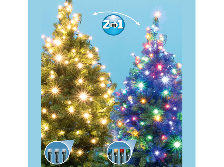 CHRISTMAS LIGHTING LED 102R/WW/M LED-es DUAL COLOR fényfüzér