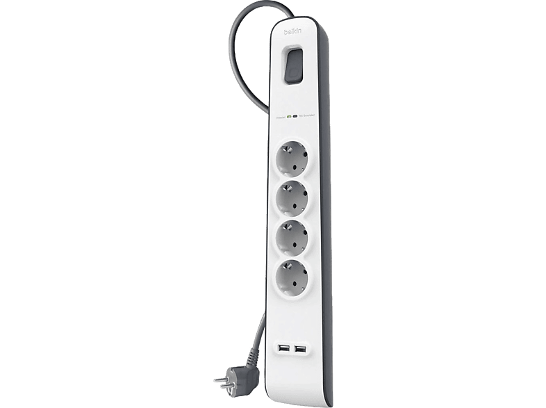 BELKIN BSV401VF2M 2 USB 4'lü 2M Akım Korumalı Priz