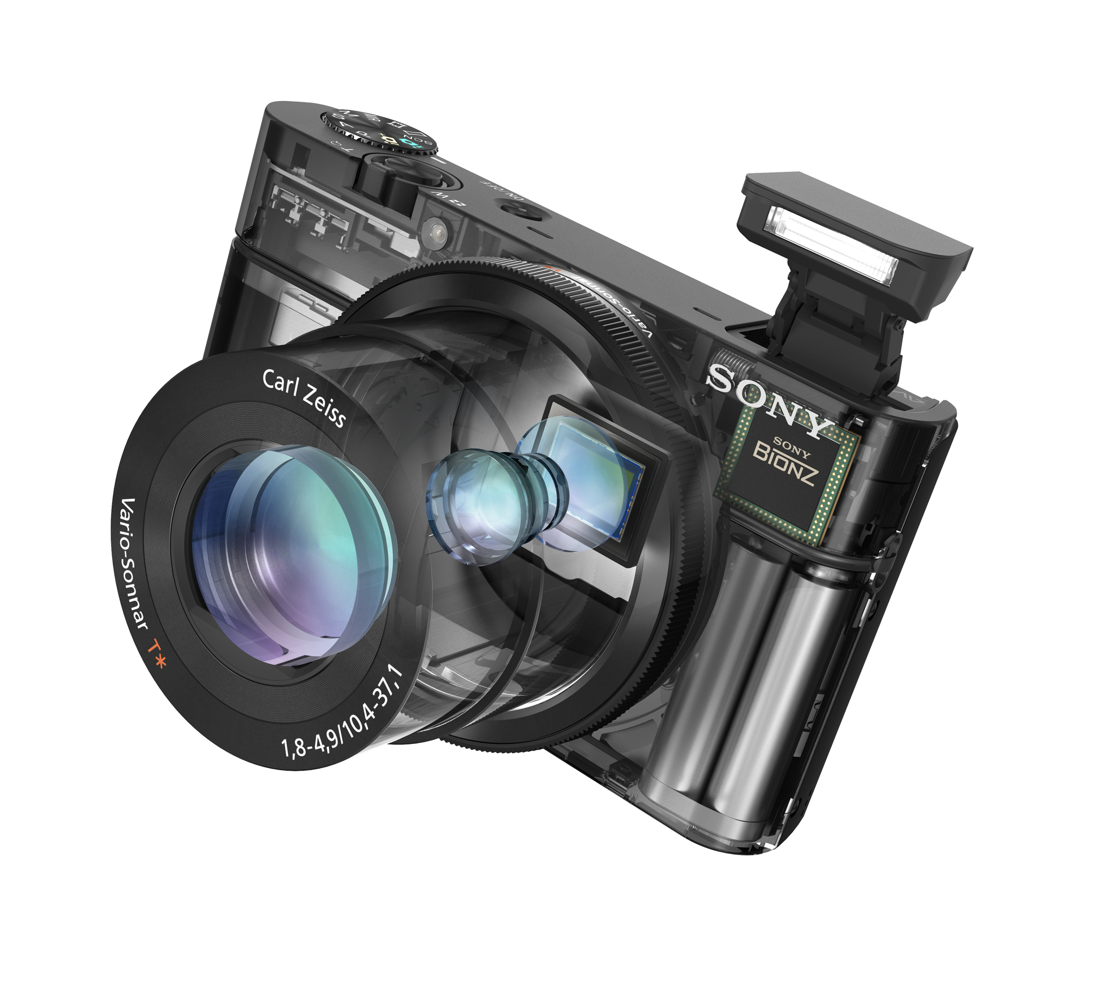 SONY Cyber-shot DSC-RX100 I Zeiss Plus 16GB SD-Speicherkarte Digitalkamera Schwarz, 3.6x opt. Zoom, Xtra Fine/TFT-LCD