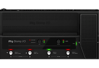 IK MULTIMEDIA iRig Stomp I/O - USB-Kurbelgarnitur (Schwarz)