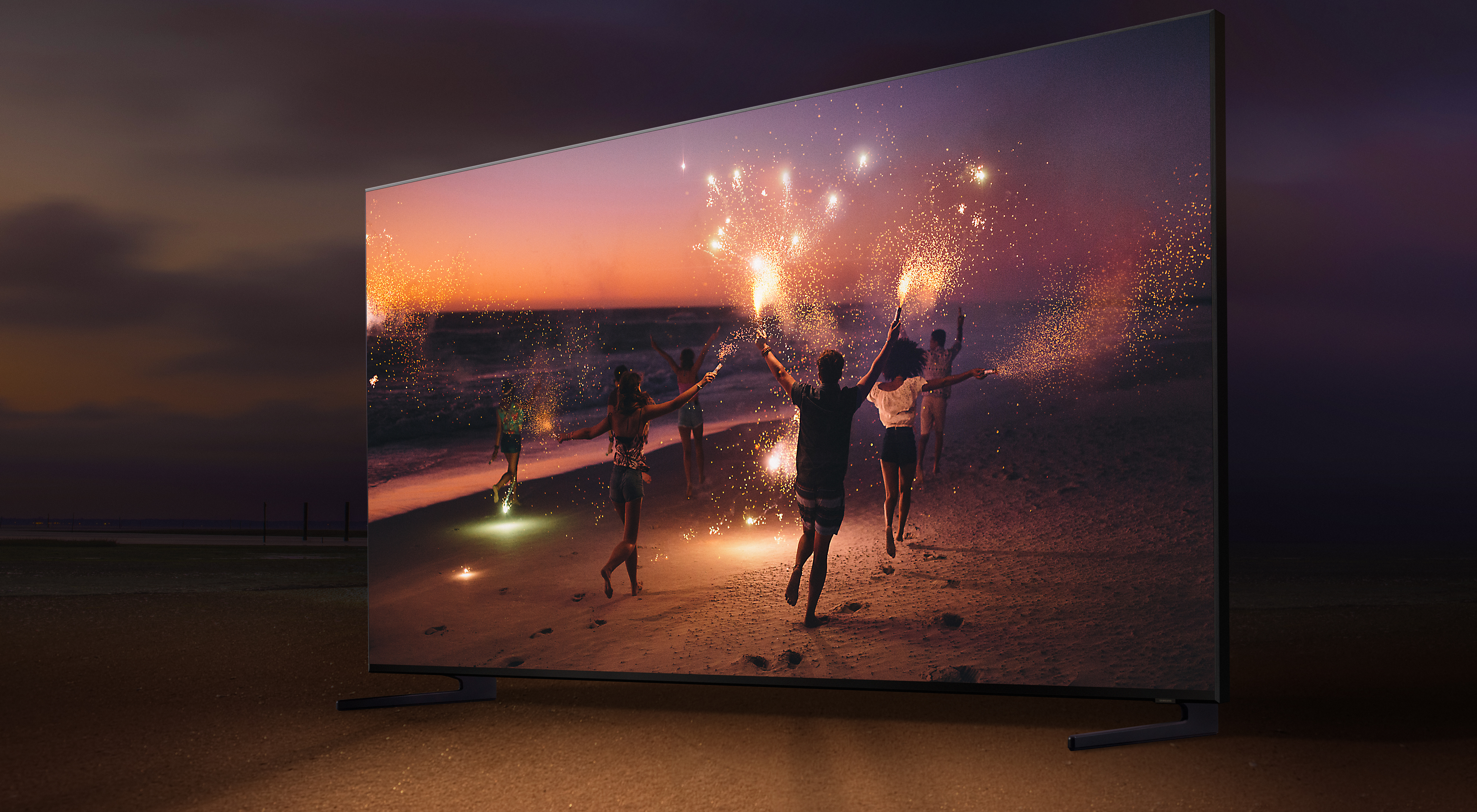 SAMSUNG Fernseher 75" Flat QLED TV Q900 (2018) 8K Ultra HD