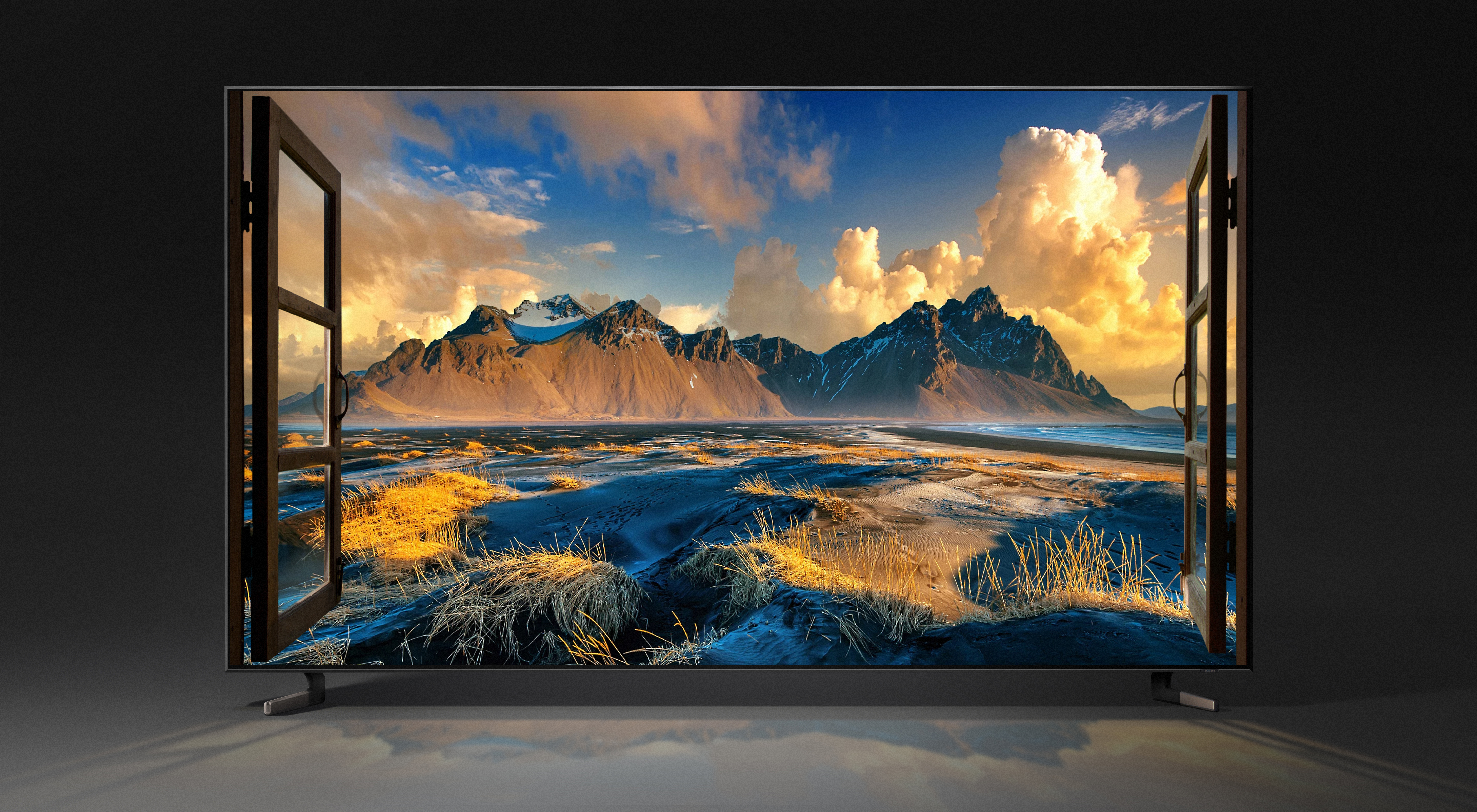 SAMSUNG Fernseher 75" Flat QLED TV Q900 (2018) 8K Ultra HD