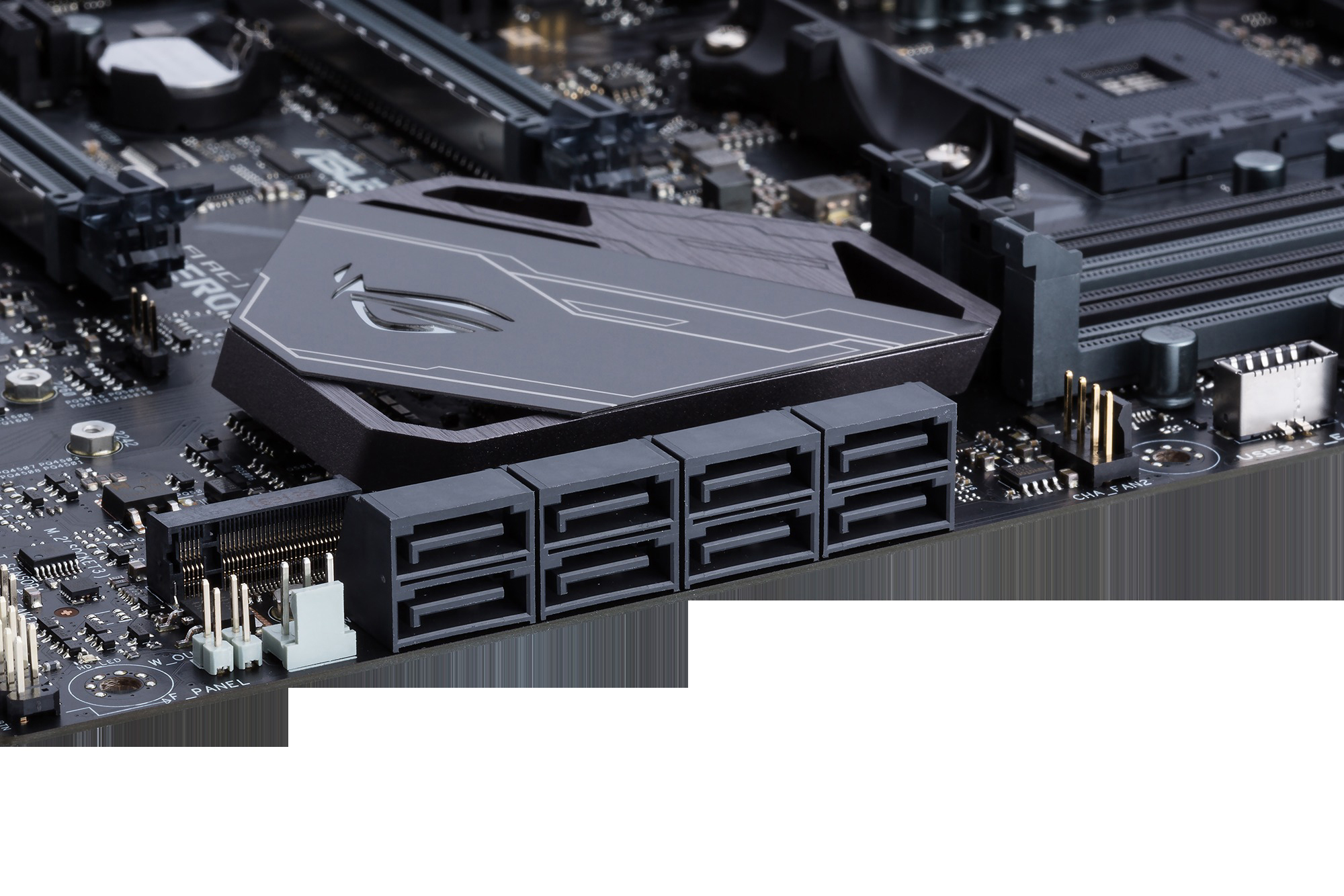 ASUS ROG Crosshair VI Hero Mainboard Schwarz