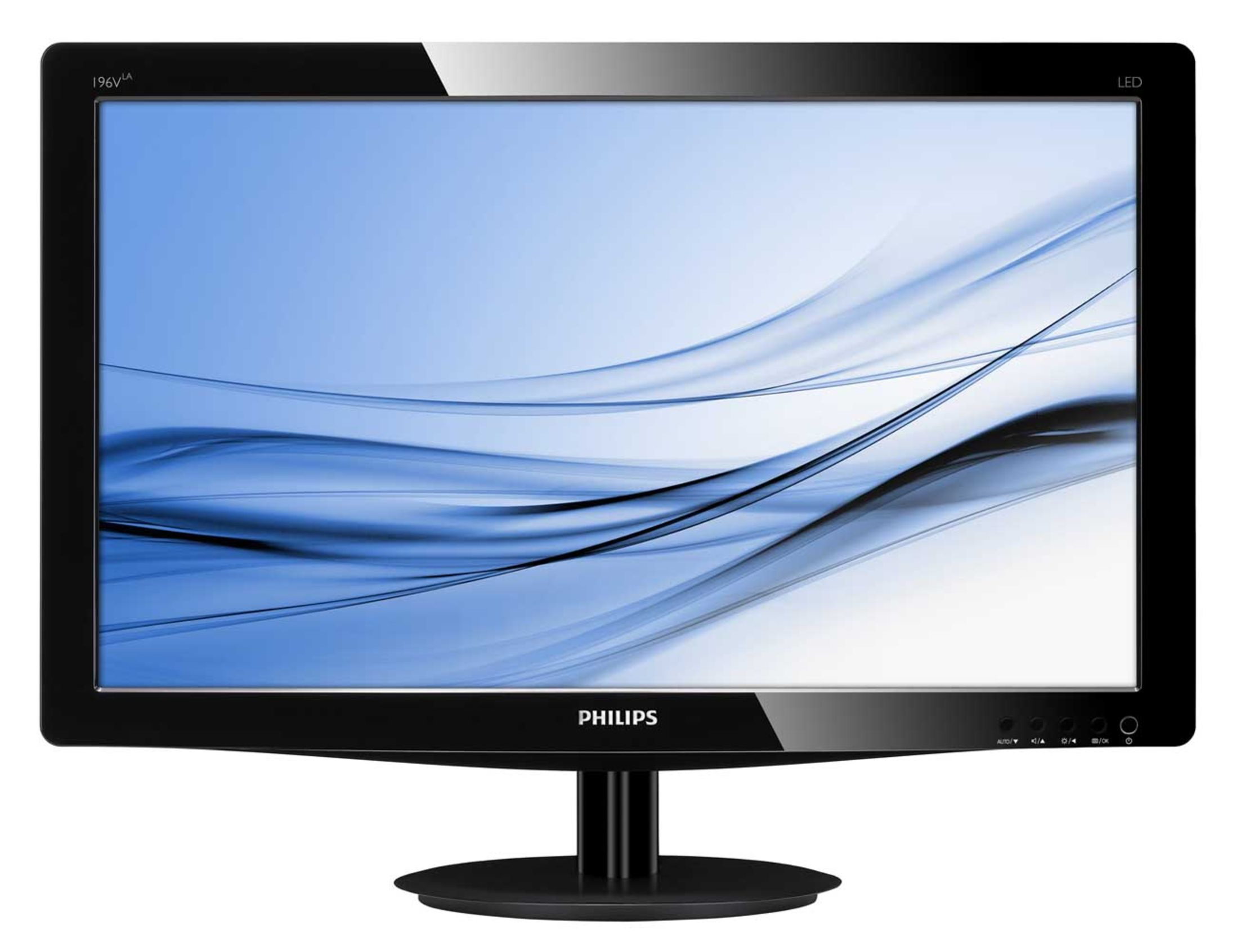 PHILIPS LED arka aydınlatmalı LCD monitör 196V3LAB5/00