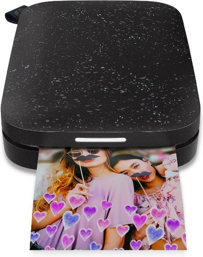 Hp Sprocket 200 impresora tecnología de zink bluetooth 5 x 7.6 cm negro 313x400 ppp 5.0 1as86a 313 400 2 3 5x7.6