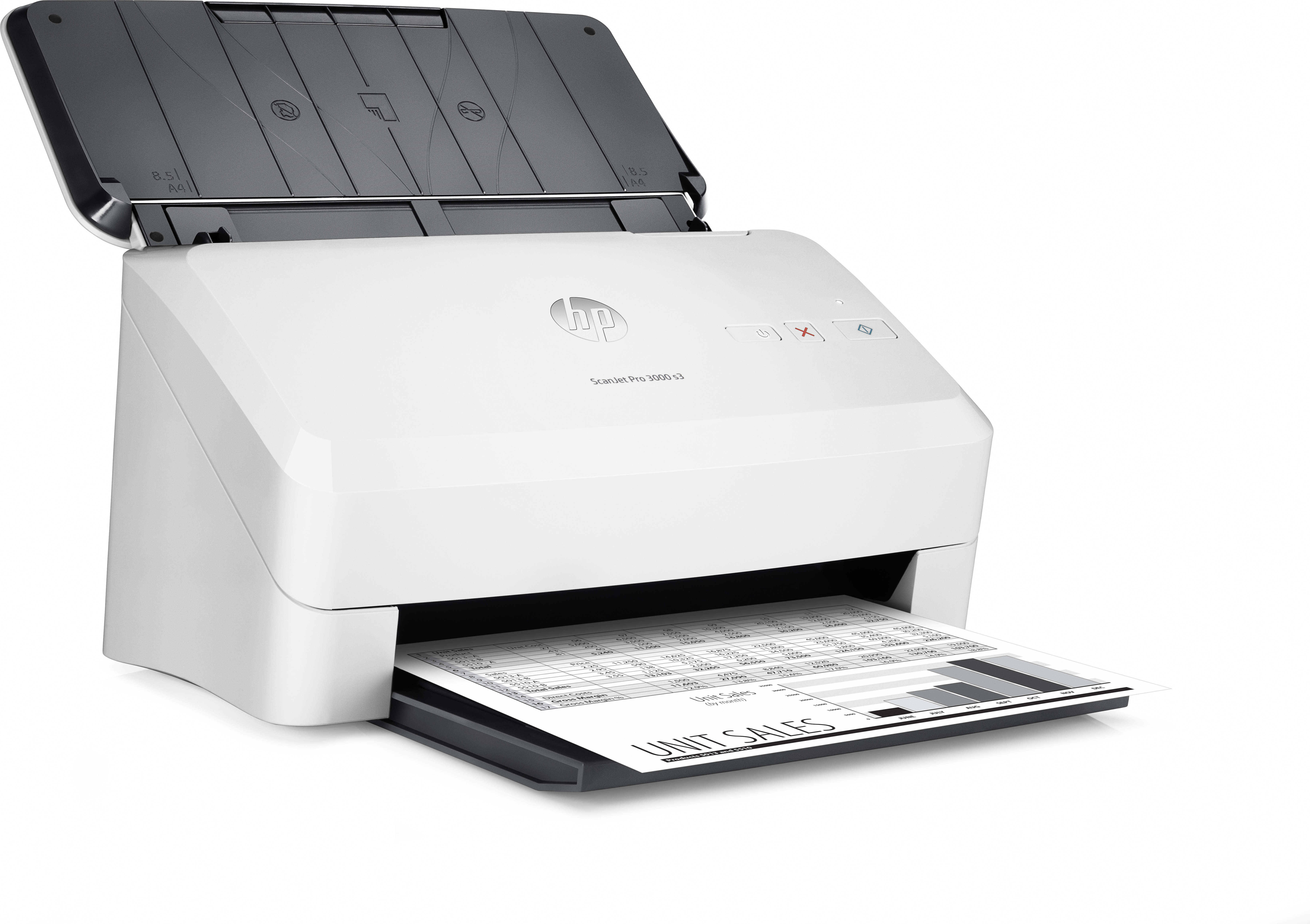 Scanjet Pro 3000 s3 hp 600 x dpi wifi blanco escaner sheetfeed documentos desplazamiento con alimentador hojas 30 sobremesa 35 512 2.03.0